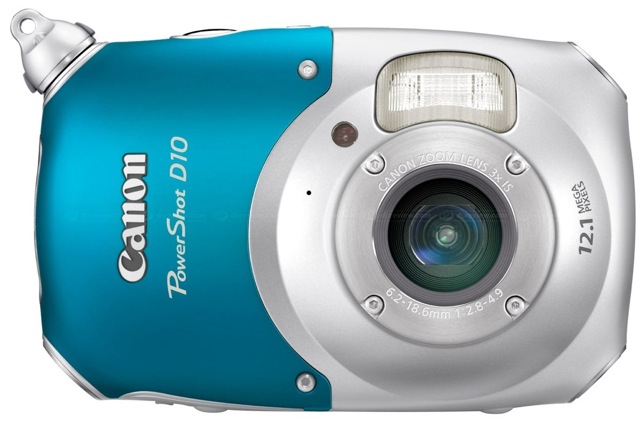 Canon’s first digital waterproof camera: PowerShot D10