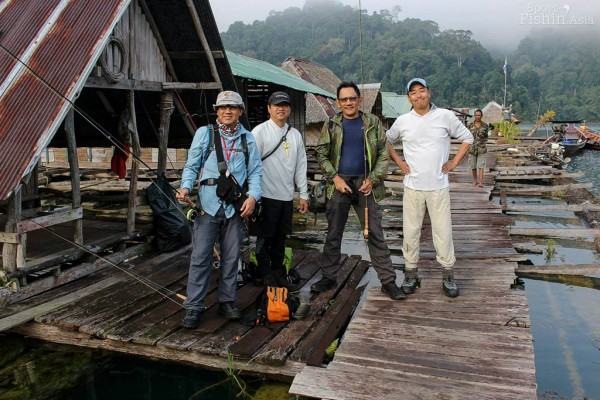 Rustic lodges for accommodation. Cool refreshing environment here.