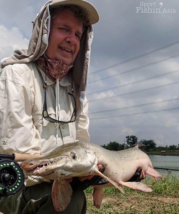 It can be quite difficult to get a good hook-up with the alligator gar