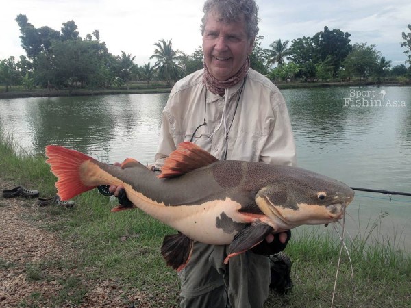 Bob with a fat amazon retail catfish