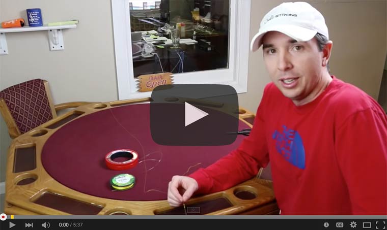 Good instructional video on how to tie the FG knot