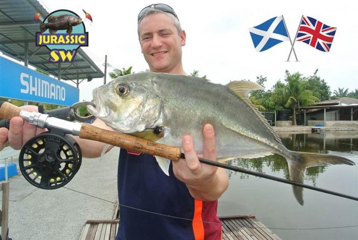 The pond operator decorated Phil's photo with his national flag :)
