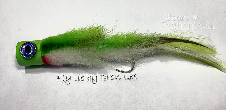 Popper Fly for Sailfish – Popping Minnow by Dron Lee