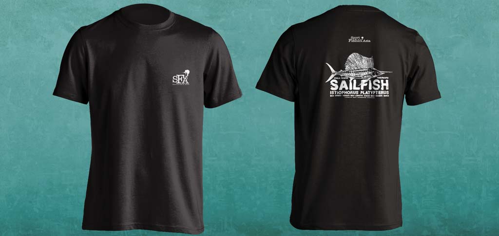 New Indo-Pacific Sailfish Tshirt for Our Guests