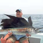 David holding a Rompin sailfish catch