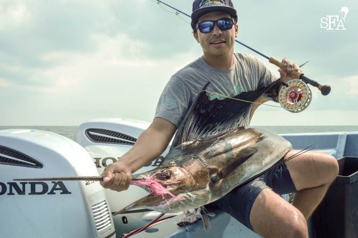 We've caught quite a few sailfish with this fly pattern