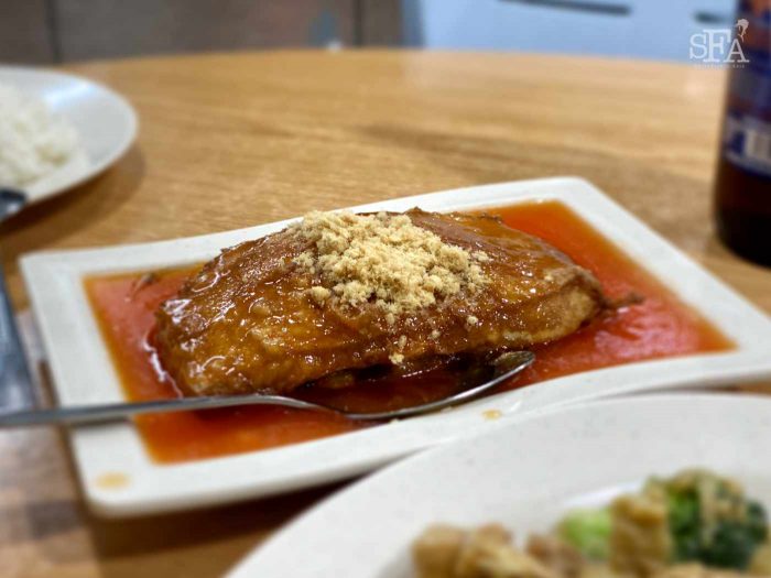 A restaurant's signature tofu (bean curd) dish - looks can be deceiving!