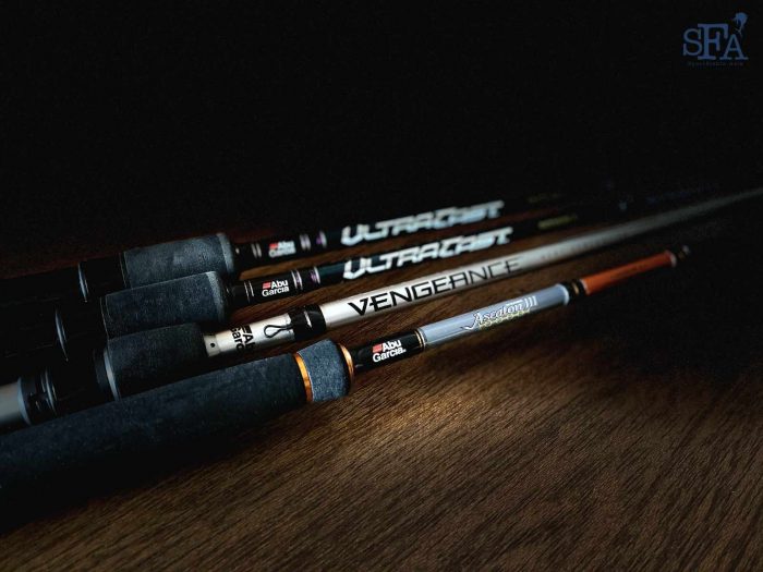 Some of the Abu Garcia rods used on this trip