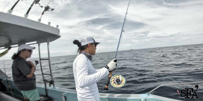 Tuz fly fishing in Kuala Rompin Malaysia