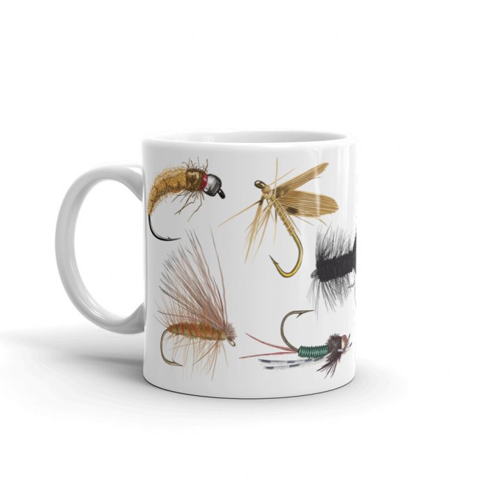 Big Fly-Fishing Flies Mug - Sport Fishing Asia